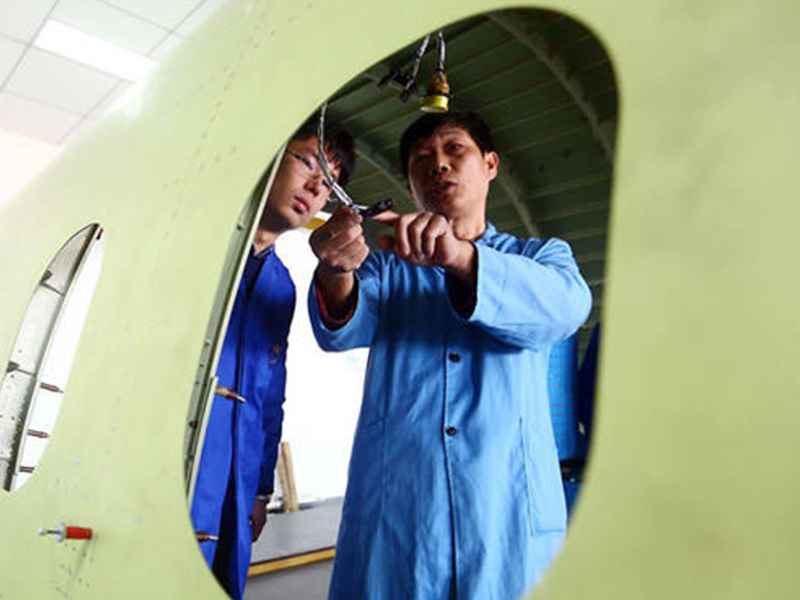 飞机机身段总装实验实训室内调试实训设备